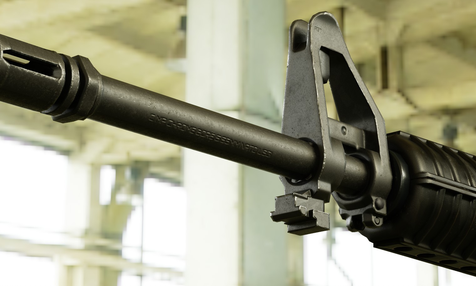 M16A2 render 3